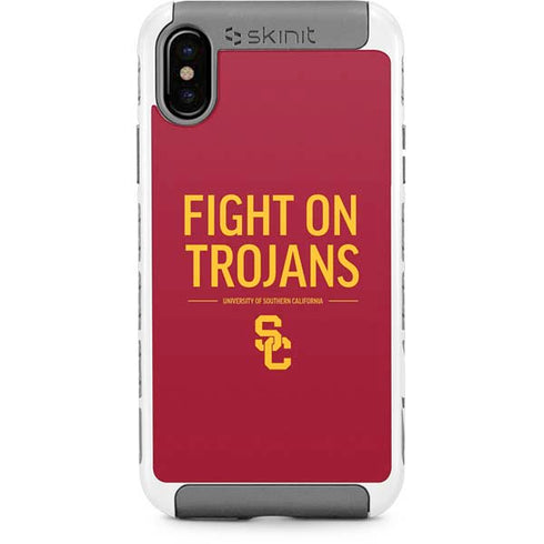 University of Southern California Fight On Trojans Red iPhone Cases